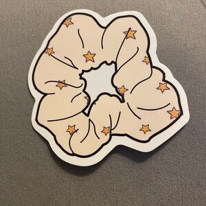 🌈20/$12🌈 Star Patterned Scrunchie Sticker